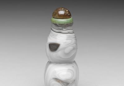 图片[2]-Banded agate gourd-shaped snuff bottle, Qing dynasty, 18th-19th century-China Archive